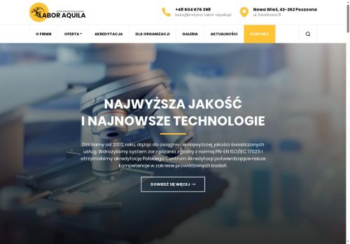Instytut Badań Inżynierskich LABOR AQUILA Paweł Słaboński